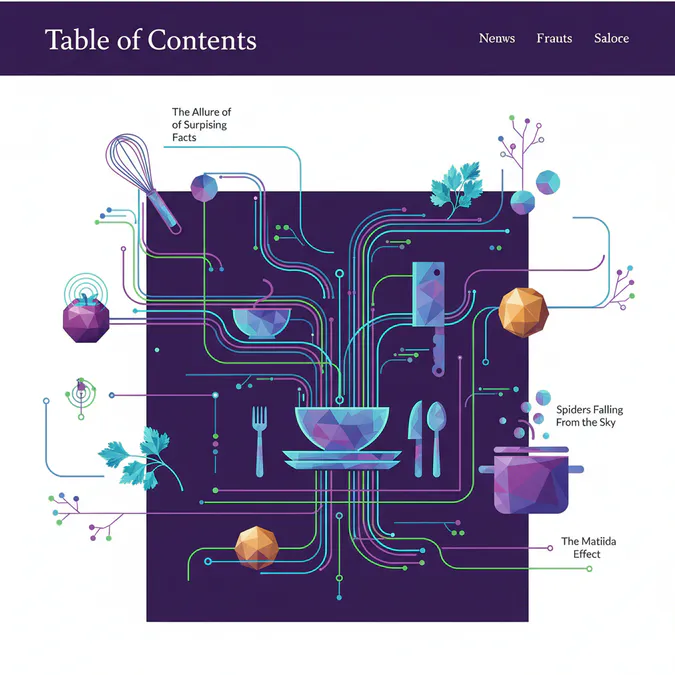 Table of Contents - 79 Surprising Facts: From Spider Rain to Earthquake Food